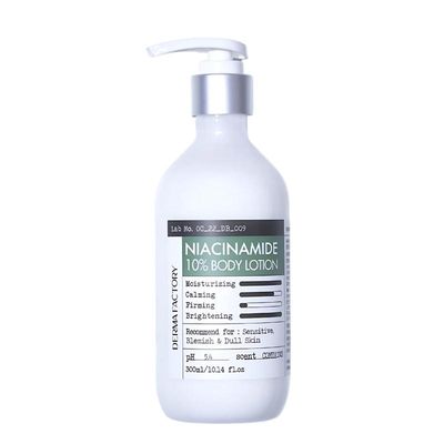 Crema corporal coreana con Niacinamida 10% para tono uniforme